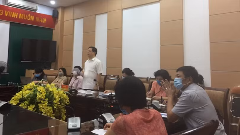 PGS.TS Lương Ngọc Khuê, Cục trưởng Cục quản lý Khám, chữa bệnh phát biểu tại buổi họp. Ảnh: Bộ Y tế. PGS.TS Lương Ngọc Khuê, Cục trưởng Cục quản lý Khám, chữa bệnh phát biểu tại buổi họp. Ảnh: Bộ Y tế.