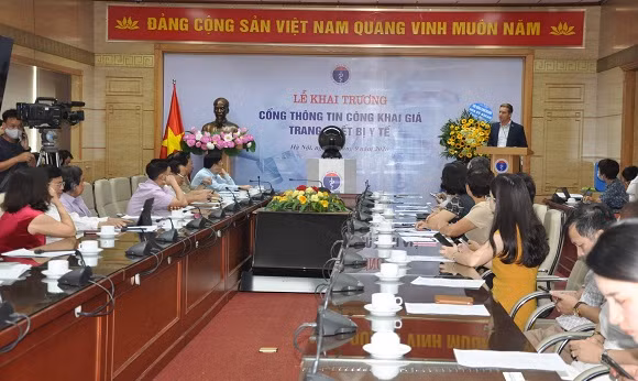 Toàn cảnh buổi lễ. Ảnh: Bộ Y tế.