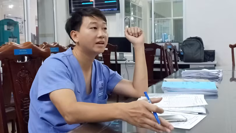 Bác sĩ Lê Quang Thảo chia sẻ về tình trạng của bệnh nhi Bác sĩ Lê Quang Thảo chia sẻ về tình trạng của bệnh nhi
