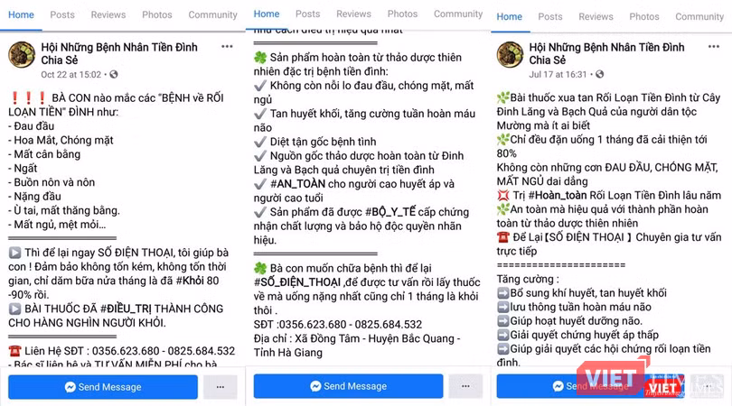 Những bài quảng cáo thổi phồng công dụng của bài thuốc nam này Những bài quảng cáo thổi phồng công dụng của bài thuốc nam này