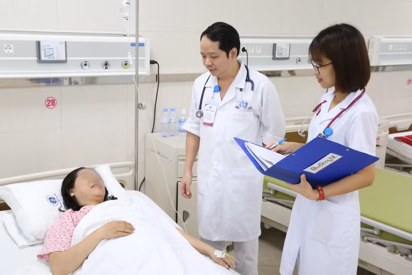 Chị H. được chăm sóc tại Bệnh viện đa khoa tỉnh Phú Thọ sau khi sinh con Chị H. được chăm sóc tại Bệnh viện đa khoa tỉnh Phú Thọ sau khi sinh con