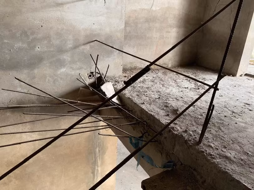 Các "căn hộ" đã xuống cấp nghiêm trọng.