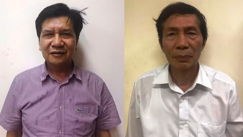 Bị can Trần Ngọc Hà và Lâm Chí Quang Bị can Trần Ngọc Hà và Lâm Chí Quang