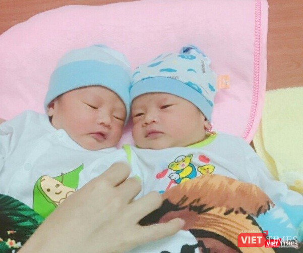 Sau quá trình dài chữa trị vô sinh hiếm muộn, chị Nhân đã hạ sinh 1 cặp song sinh 1 trai 1 gái Sau quá trình dài chữa trị vô sinh hiếm muộn, chị Nhân đã hạ sinh 1 cặp song sinh 1 trai 1 gái