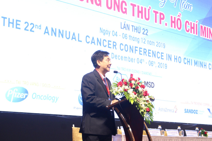 TS. BS Phạm Xuân Dũng - Giám đốc Bệnh viện (BV) Ung bướu TP.HCM - Trưởng ban tổ chức Hội thảo thường niên phòng chống ung thư TP.HCM lần thứ 22