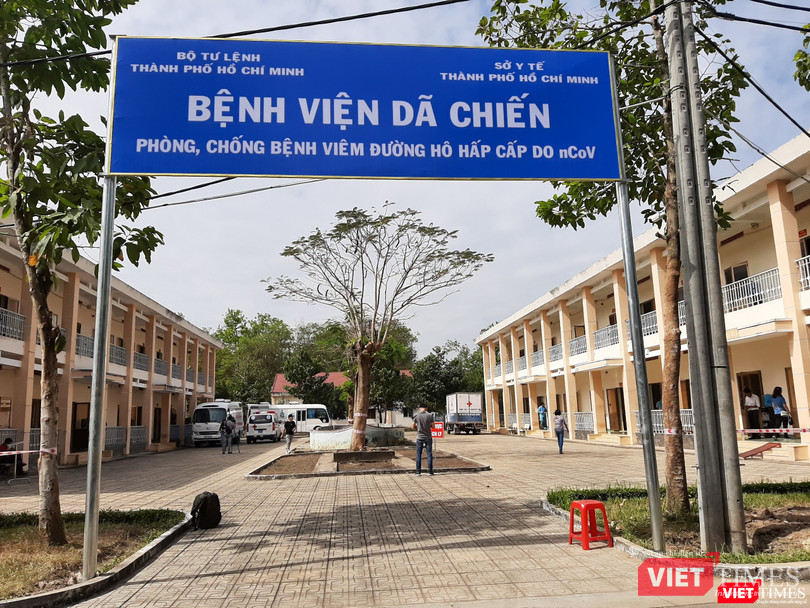 Bệnh viện Dã chiến Củ Chi. Ảnh: N.T Bệnh viện Dã chiến Củ Chi. Ảnh: N.T