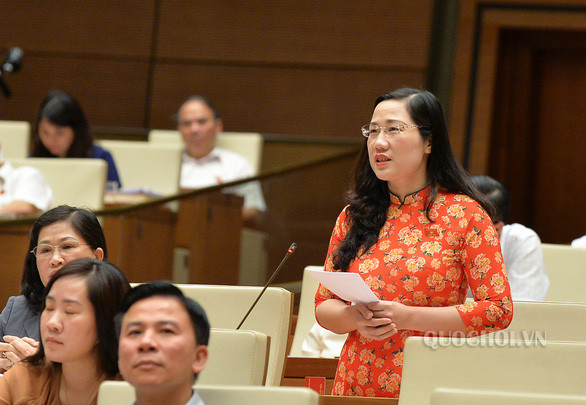 Đại biểu Nguyễn Thị Thủy (Bắc Kạn) - Ảnh: quochoi.vn