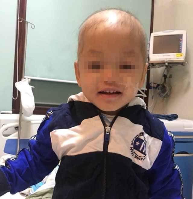 Bé T. khỏe mạnh sau ca ghép tủy thành công. Ảnh: BVCC
