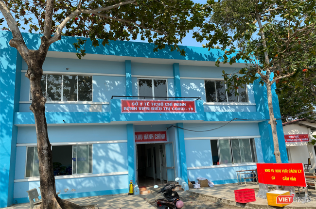 Khu hành chính tại Cơ sở 2 của BV điều trị COVID-19. Ảnh: SYT Khu hành chính tại Cơ sở 2 của BV điều trị COVID-19. Ảnh: SYT