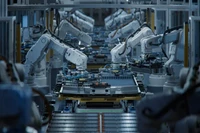 Nhà máy tối của Xiaomi có thể sản xuất một chiếc điện thoại mỗi giây. Ảnh: BGR.