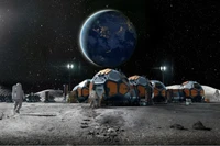 Nga có kế hoạch xây dựng một nhà máy điện hạt nhân trên Mặt Trăng trong thập kỷ tới. Ảnh: Interesting Engineering.