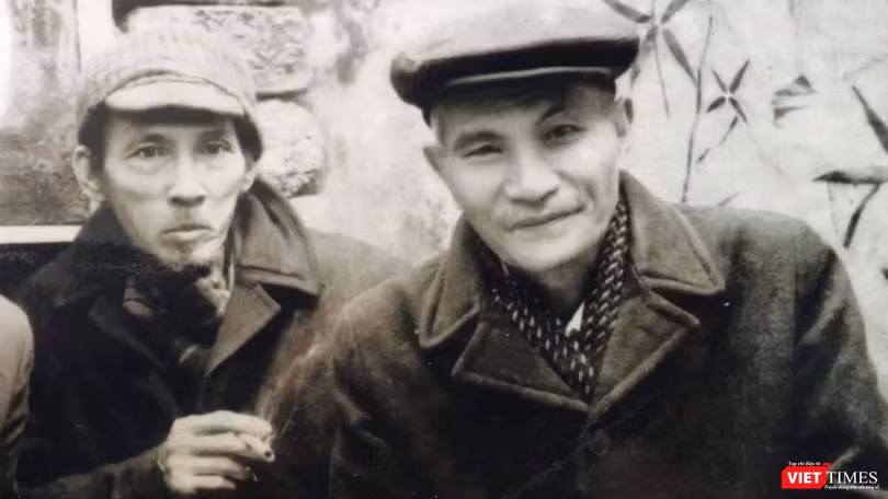 Ông Phái và ông Đạm lúc sinh thời (Ảnh tư liệu) 