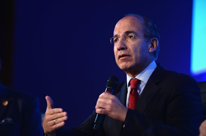 Cựu tổng thống Mexico Felipe Calderón - Ảnh: Getty Images Cựu tổng thống Mexico Felipe Calderón - Ảnh: Getty Images