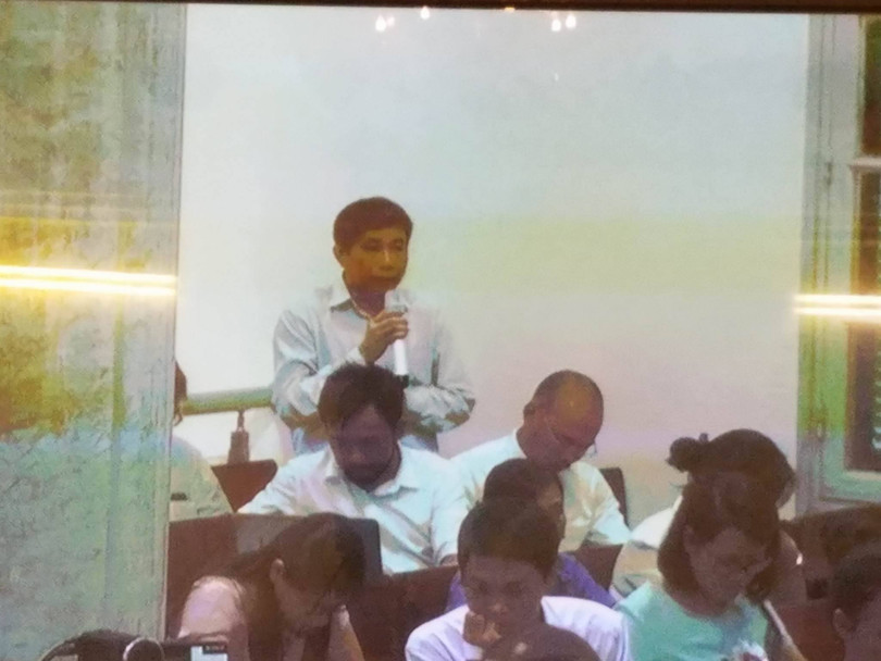 Ông Ninh Văn Quỳnh một mực phủ nhận thông tin mà Nguyễn Xuân Sơn đã khai. (Ảnh: X.T)