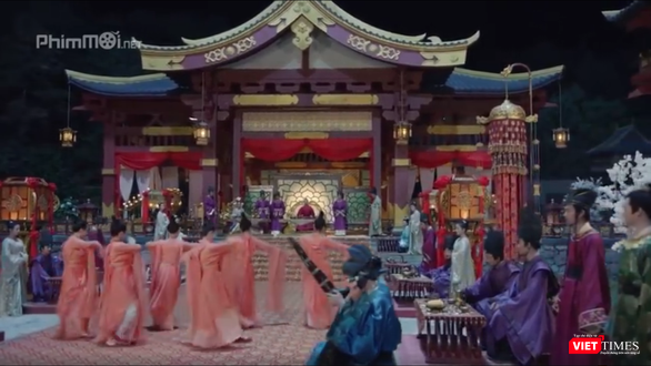 Phân cảnh đám cưới trong phim Trung Quốc nghi là có sử dụng nhạc cung đình Huế (Ảnh chụp màn hình phim chiếu trên trang xem phim online Phim mới) 