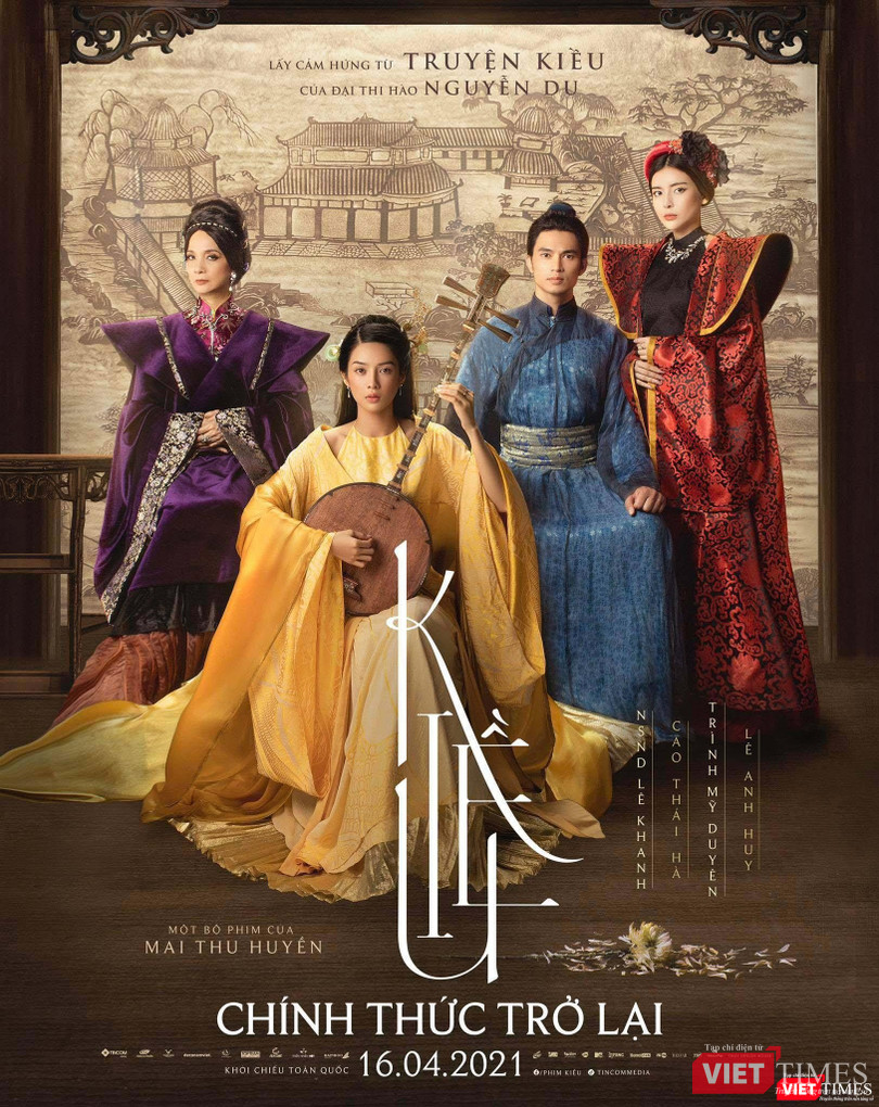 Phim điện ảnh Kiều sẽ khởi chiếu ngày 16/4 tới (Ảnh: ĐPCC) Phim điện ảnh Kiều sẽ khởi chiếu ngày 16/4 tới (Ảnh: ĐPCC)