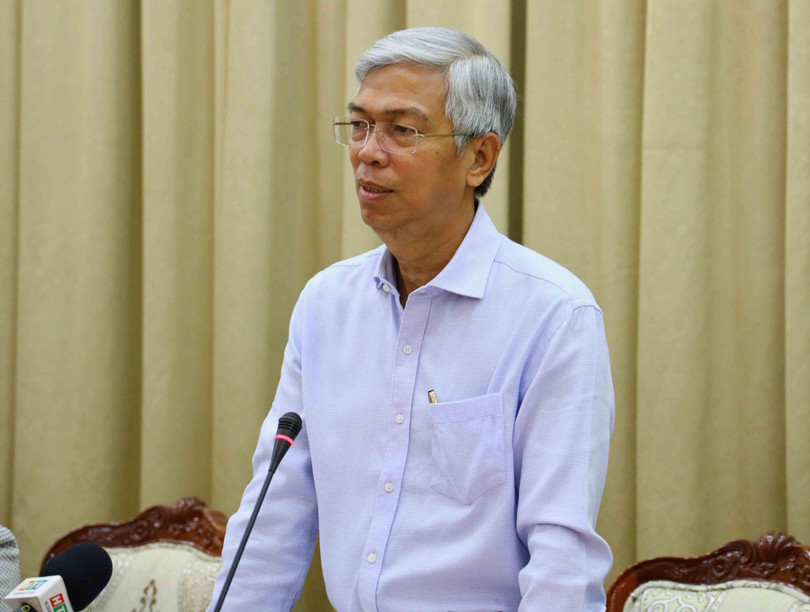 Phó Chủ tịch UBND TP Võ Văn Hoan phát biểu chỉ đạo tại cuộc họp. Ảnh: Huyền Mai Phó Chủ tịch UBND TP Võ Văn Hoan phát biểu chỉ đạo tại cuộc họp. Ảnh: Huyền Mai