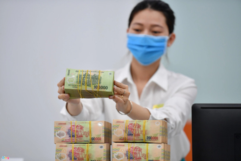 Lãi suất tiền gửi ngân hàng của khách hàng cá nhân cao nhất hiện nay là 7,55%/năm do SCB áp dụng. Ảnh: Nam Khánh.