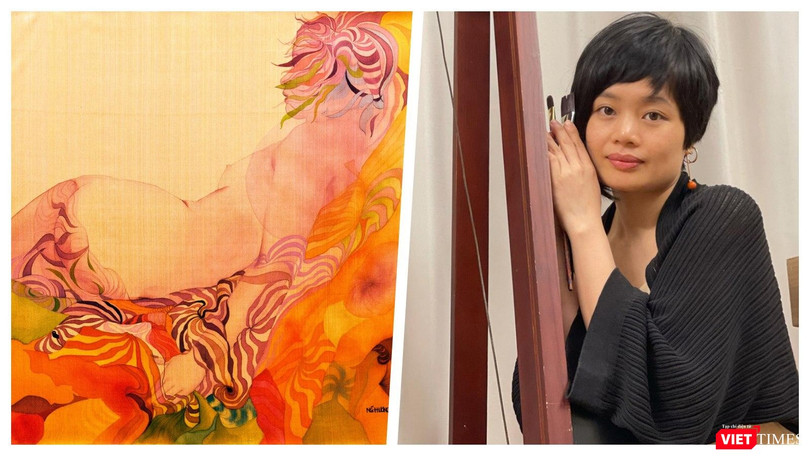 Triển lãm “Hương lụa” Khai mạc chiều tối 7/5/2021 (Ảnh: Hoà Bình) 