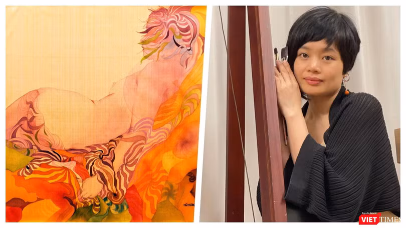 Triển lãm “Hương lụa” Khai mạc chiều tối 7/5/2021 (Ảnh: Hoà Bình) 