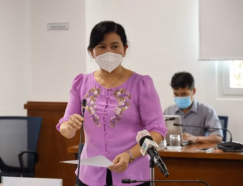 Chánh văn phòng Sở Y tế Nguyễn Thị Huỳnh Mai. Ảnh: TTBC