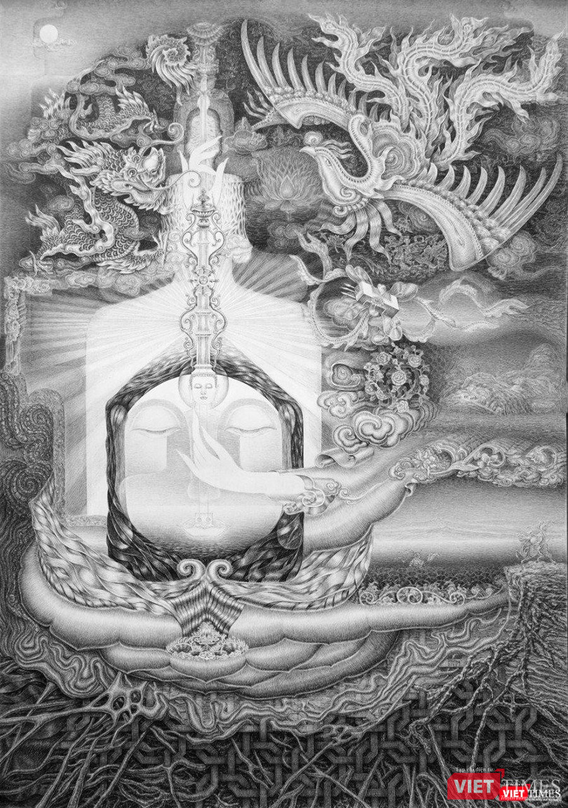 Nguyễn Đức Hùng. Ngàn năm soi sáng chốn linh thiêng. 2022 Nguyễn Đức Hùng. Ngàn năm soi sáng chốn linh thiêng. 2022