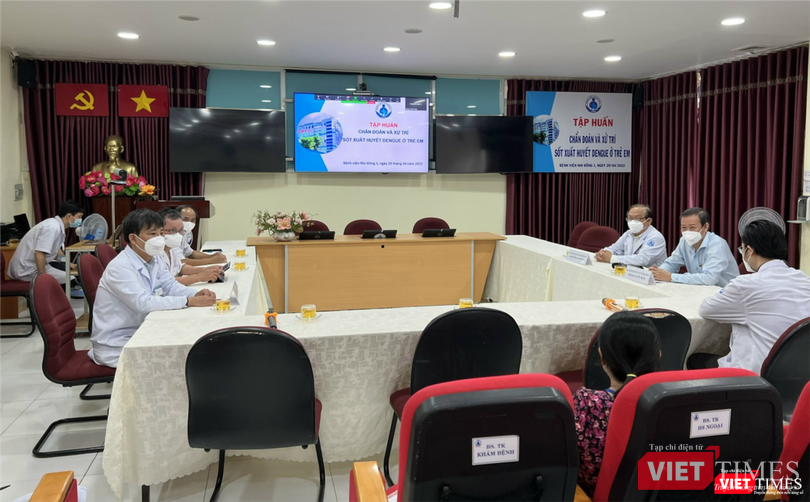 Tập huấn Sốt xuất huyết tại Bệnh viện Nhi đồng 1