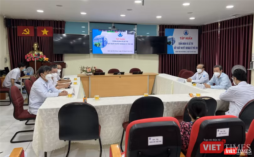 Tập huấn Sốt xuất huyết tại Bệnh viện Nhi đồng 1 Tập huấn Sốt xuất huyết tại Bệnh viện Nhi đồng 1