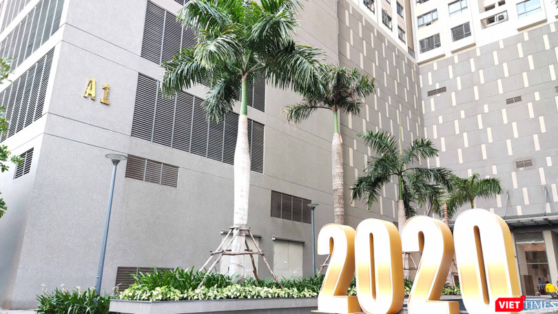 Khu căn hộ cao cấp tại Quận 4 là nơi cư trú của hai bệnh nhân số 97, 98 (Ảnh: MInh Tuệ) 