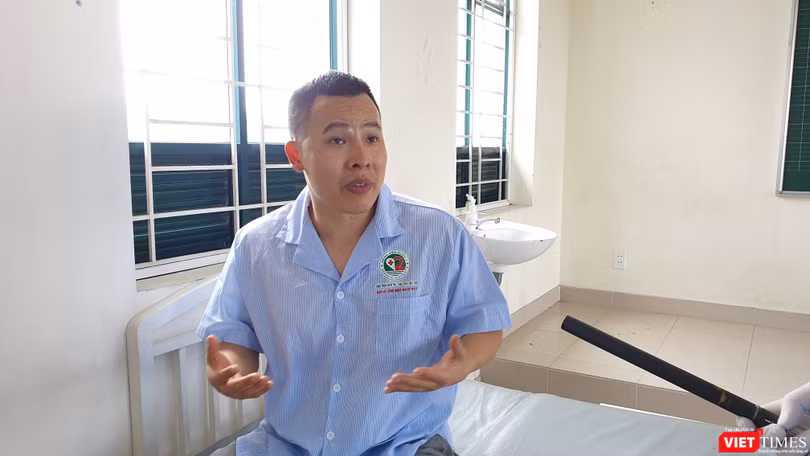 Vũ Khắc Tiệp hiện đang trong khu cách ly tại Quận 2 và đã có kết quả âm tính với virus SARS-CoV_2 (Ảnh: N.T) 