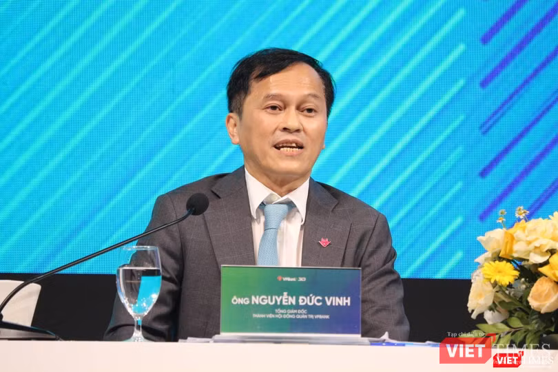 Ông Nguyễn Đức Vinh, Tổng giám đốc VPBank (Ảnh: Văn Lâm)