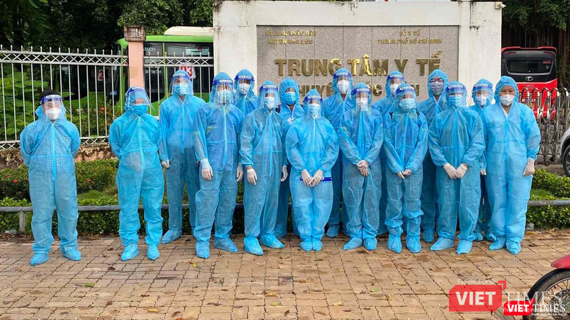 ATM nhân lực tiêm vaccine COVID-19 ở TP.HCM