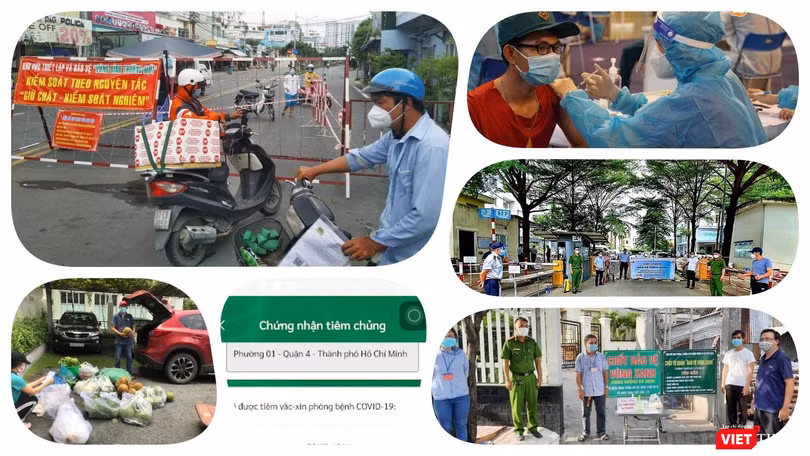 TP.HCM đã có 17 địa phương đề nghị được công nhận kiểm soát dịch. Ảnh: Hoà Bình