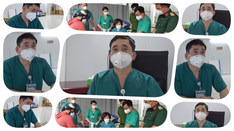 TS.BS Đỗ Ngọc Sơn - Phó Giám đốc Trung tâm Hồi sức tích cực người bệnh COVID-19 Bạch Mai. Ảnh: Hoà Bình