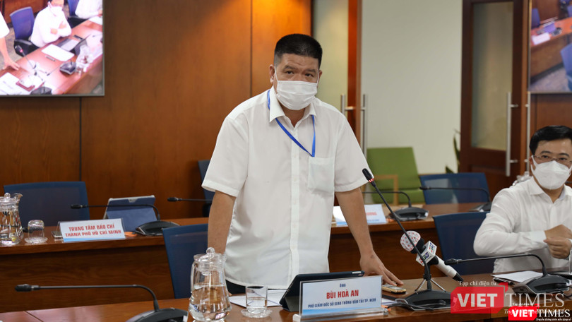 Phó Giám đốc Sở Giao thông Vận tải TP.HCM Bùi Hoà An. Ảnh: TTBC