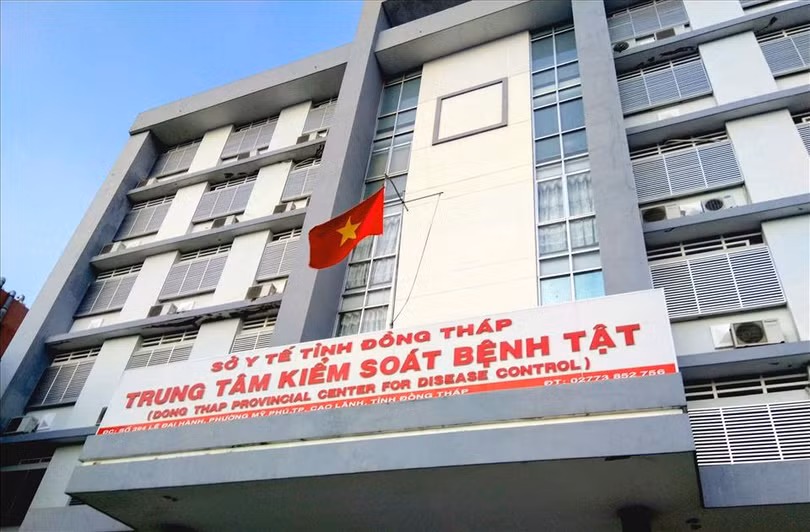 Trụ sở CDC Đồng Tháp. Ảnh: TC
