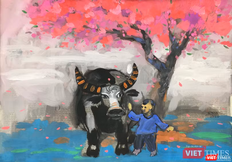 Tranh của hoạ sĩ Nguyễn Quốc Thắng