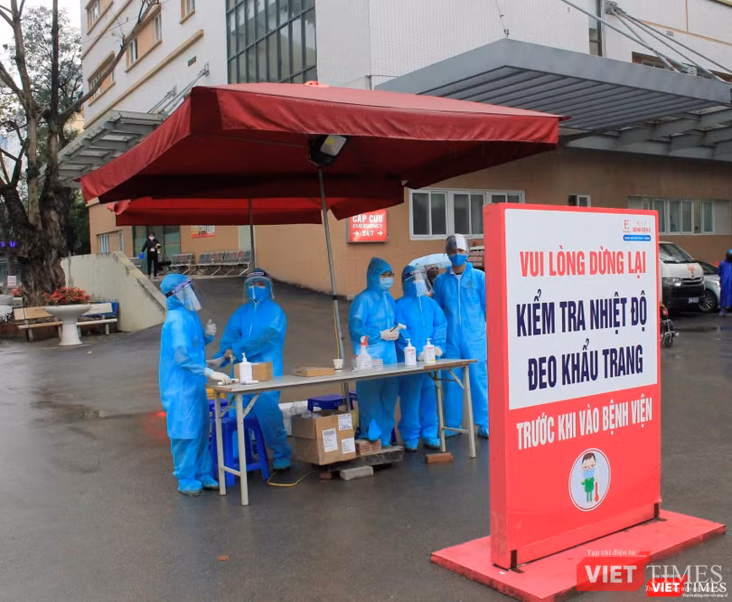 Bệnh viện E tiến hành các biện pháp phòng, chống COVID-19