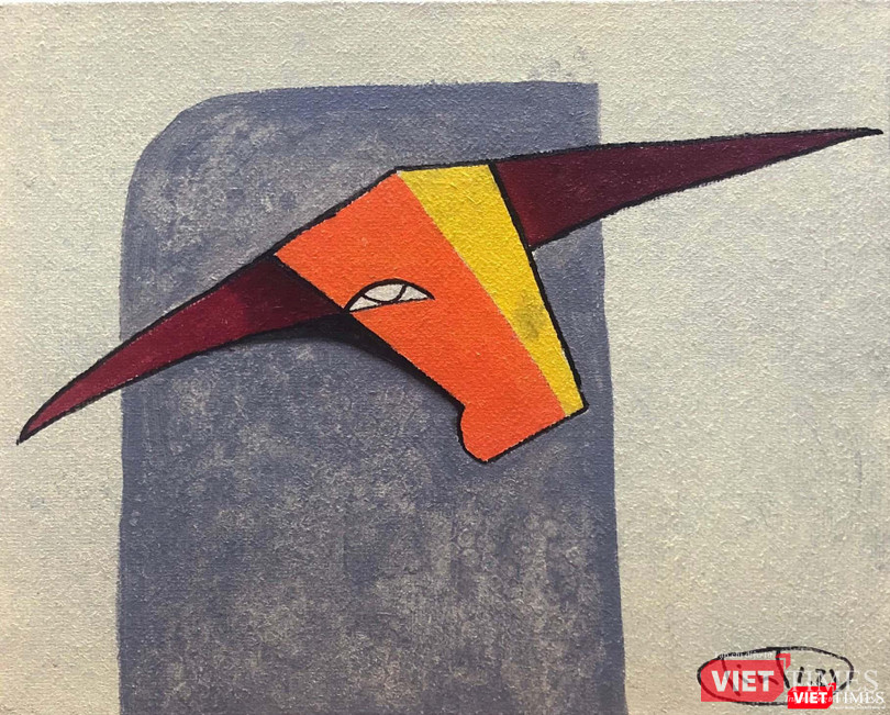 Tranh của hoạ sĩ Tào Linh (Ảnh: HSCC)