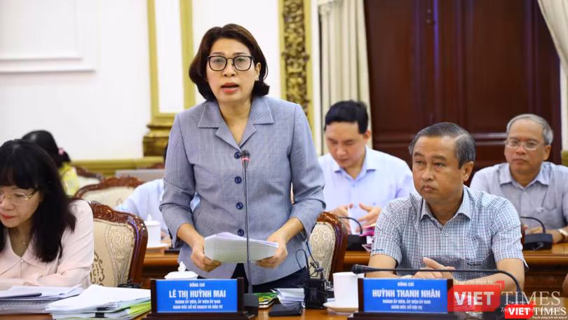 Bà Lê Thị Huỳnh Mai - Giám đốc Sở Kế hoạch &amp; Đầu tư