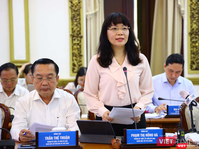 Bà Phạm Thị Hồng Hà, Giám đốc Sở Tài chính TP.HCM