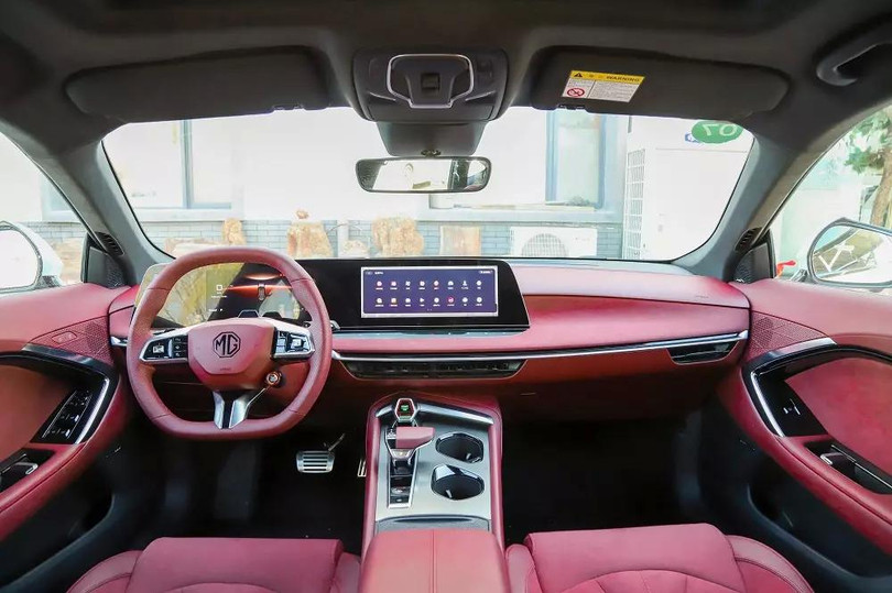 Nội thất của MG7 phiên bản Trophy tại Trung Quốc.