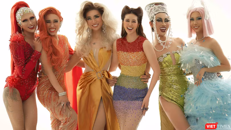 Hoa hậu Khánh Vân gây “bão mạng” vì thể hiện hình ảnh Drag Queen (Ảnh: Hoàng Phúc) 