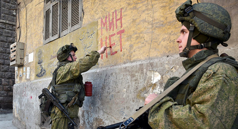 Binh sĩ Nga làm nhiệm vụ ở Syria