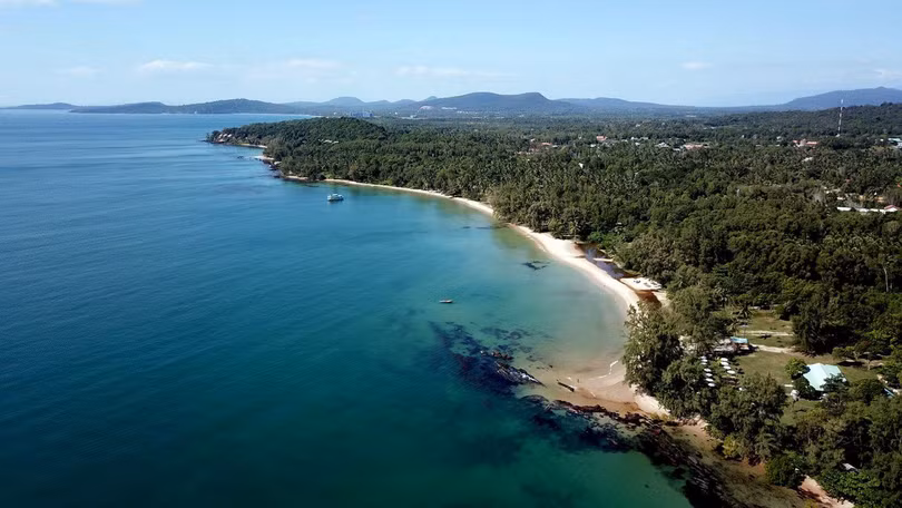 Bãi Dài Phú Quốc nhìn từ trên cao (Ảnh: Internet)