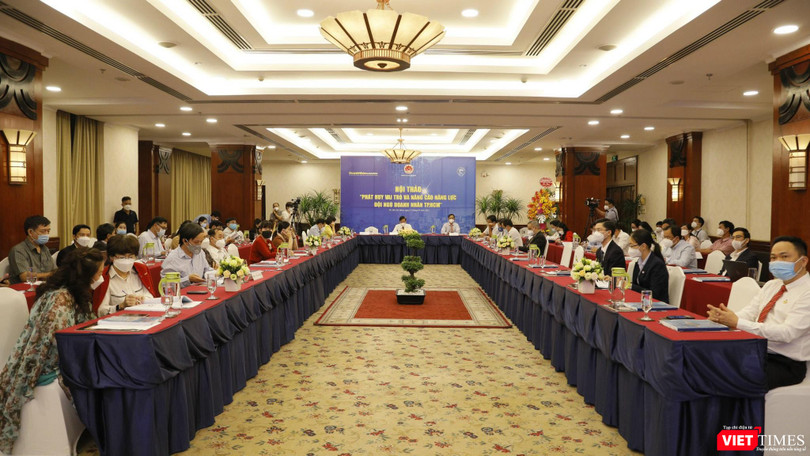 Toàn cảnh Hội thảo “Phát huy vai trò và nâng cao năng lực đội ngũ doanh nhân TP.HCM”