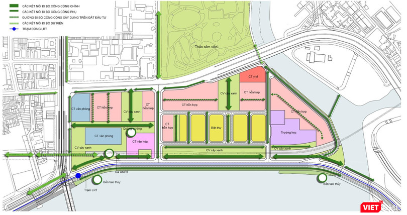 Phân tích khung đô thị của dự án Ba Son Sài Gòn.