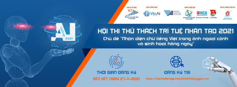 Hội thi Thử thách trí tuệ nhân tạo 2021 do Sở Thông tin và Truyền thông TP.HCM chủ trì Hội thi Thử thách trí tuệ nhân tạo 2021 do Sở Thông tin và Truyền thông TP.HCM chủ trì