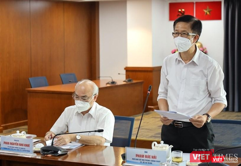 Phó Ban chỉ đạo Phạm Đức Hải nhấn mạnh nguyên tắc "Mở cửa phải an toàn"