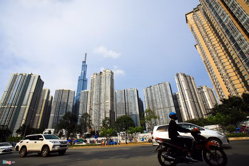 'Rung be tong' tai khu do thi xa hoa tren duong Nguyen Huu Canh hinh anh 14 